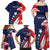 USA Hockey Personalized Eagle Family Matching Off Shoulder Maxi Dress and Hawaiian Shirt Shoot For The Stars