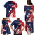 USA Hockey Personalized Eagle Family Matching Puletasi and Hawaiian Shirt Shoot For The Stars