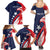 USA Hockey Personalized Eagle Family Matching Summer Maxi Dress and Hawaiian Shirt Shoot For The Stars