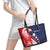 USA Hockey Personalized Eagle Leather Tote Bag Shoot For The Stars