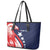 USA Hockey Personalized Eagle Leather Tote Bag Shoot For The Stars