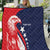 USA Hockey Personalized Eagle Quilt Shoot For The Stars