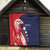 USA Hockey Personalized Eagle Quilt Shoot For The Stars