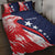 USA Hockey Personalized Eagle Quilt Bed Set Shoot For The Stars