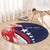 USA Hockey Personalized Eagle Round Carpet Shoot For The Stars