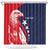 USA Hockey Personalized Eagle Shower Curtain Shoot For The Stars