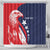 USA Hockey Personalized Eagle Shower Curtain Shoot For The Stars