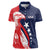 USA Hockey Personalized Eagle Women Polo Shirt Shoot For The Stars