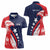 USA Hockey Personalized Eagle Women Polo Shirt Shoot For The Stars