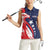 USA Hockey Personalized Eagle Women Sleeveless Polo Shirt Shoot For The Stars