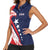 USA Hockey Personalized Eagle Women Sleeveless Polo Shirt Shoot For The Stars