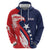 USA Hockey Personalized Eagle Zip Hoodie Shoot For The Stars