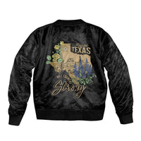 Pray for Texas Sleeve Zip Bomber Jacket Hill Country Strong - Wonder Print Shop