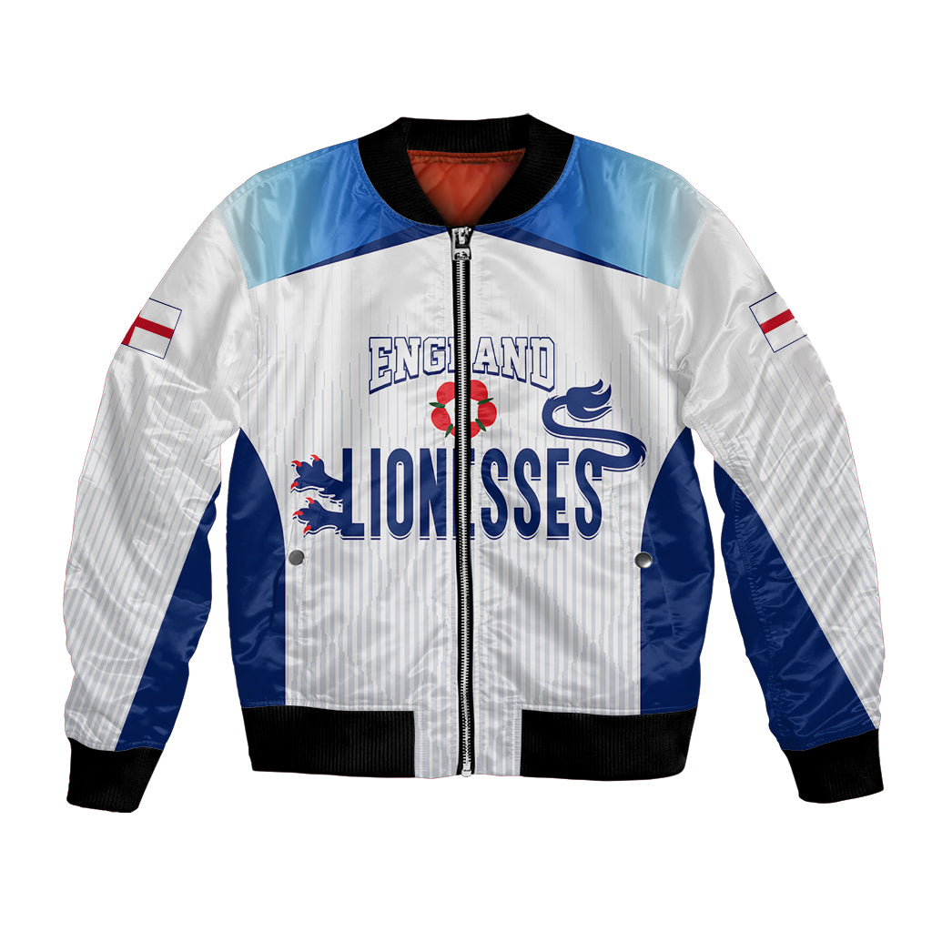 Personalised England Football Bomber Jacket The Lionesses Women World Cup 2023 LT7 - Wonder Print Shop