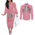 in-october-we-wear-pink-breast-cancer-awareness-couples-matching-off-the-shoulder-long-sleeve-dress-and-long-sleeve-button-shirts-skull-and-roses-pink