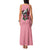 In October We Wear Pink Breast Cancer Awareness Family Matching Tank Maxi Dress and Hawaiian Shirt Skull and Roses - Pink - Wonder Print Shop