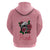 In October We Wear Pink Breast Cancer Awareness Hoodie Skull and Roses - Pink - Wonder Print Shop