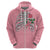 In October We Wear Pink Breast Cancer Awareness Hoodie Skull and Roses - Pink - Wonder Print Shop