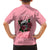 In October We Wear Pink Breast Cancer Awareness Kid Hawaiian Shirt Skull and Roses - Pink - Wonder Print Shop