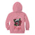 In October We Wear Pink Breast Cancer Awareness Kid Hoodie Skull and Roses - Pink - Wonder Print Shop