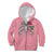 In October We Wear Pink Breast Cancer Awareness Kid Hoodie Skull and Roses - Pink - Wonder Print Shop