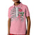 In October We Wear Pink Breast Cancer Awareness Kid Polo Shirt Skull and Roses - Pink - Wonder Print Shop