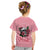 In October We Wear Pink Breast Cancer Awareness Kid T Shirt Skull and Roses - Pink - Wonder Print Shop