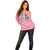 In October We Wear Pink Breast Cancer Awareness Off Shoulder Sweater Skull and Roses - Pink - Wonder Print Shop