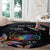 Fight Cancer In All Colors Round Carpet Whimsical Butterflies