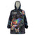 Fight Cancer In All Colors Wearable Blanket Hoodie Whimsical Butterflies