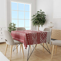 Latvia Jani Midsummer Tablecloth Red White Latvijas Auseklis