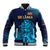 Sri Lanka Cricket Lion World Cup 2024 Baseball Jacket Gradient Inspiration LT7 - Wonder Print Shop