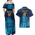 Sri Lanka Cricket Lion World Cup 2024 Couples Matching Off Shoulder Maxi Dress and Hawaiian Shirt Gradient Inspiration LT7 - Wonder Print Shop