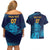 Sri Lanka Cricket Lion World Cup 2024 Couples Matching Off Shoulder Short Dress and Hawaiian Shirt Gradient Inspiration LT7 - Wonder Print Shop