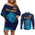 Sri Lanka Cricket Lion World Cup 2024 Couples Matching Off Shoulder Short Dress and Long Sleeve Button Shirt Gradient Inspiration LT7 - Wonder Print Shop