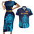 Sri Lanka Cricket Lion World Cup 2024 Couples Matching Short Sleeve Bodycon Dress and Hawaiian Shirt Gradient Inspiration LT7 - Wonder Print Shop