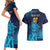 Sri Lanka Cricket Lion World Cup 2024 Couples Matching Short Sleeve Bodycon Dress and Hawaiian Shirt Gradient Inspiration LT7 - Wonder Print Shop