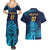 Sri Lanka Cricket Lion World Cup 2024 Couples Matching Summer Maxi Dress and Hawaiian Shirt Gradient Inspiration LT7 - Wonder Print Shop