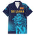 Sri Lanka Cricket Lion World Cup 2024 Family Matching Long Sleeve Bodycon Dress and Hawaiian Shirt Gradient Inspiration LT7 - Wonder Print Shop