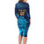 Sri Lanka Cricket Lion World Cup 2024 Family Matching Long Sleeve Bodycon Dress and Hawaiian Shirt Gradient Inspiration LT7 - Wonder Print Shop