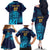 Sri Lanka Cricket Lion World Cup 2024 Family Matching Off The Shoulder Long Sleeve Dress and Hawaiian Shirt Gradient Inspiration - Wonder Print Shop