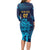 Sri Lanka Cricket Lion World Cup 2024 Long Sleeve Bodycon Dress Gradient Inspiration - Wonder Print Shop