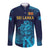 Sri Lanka Cricket Lion World Cup 2024 Long Sleeve Button Shirt Gradient Inspiration - Wonder Print Shop