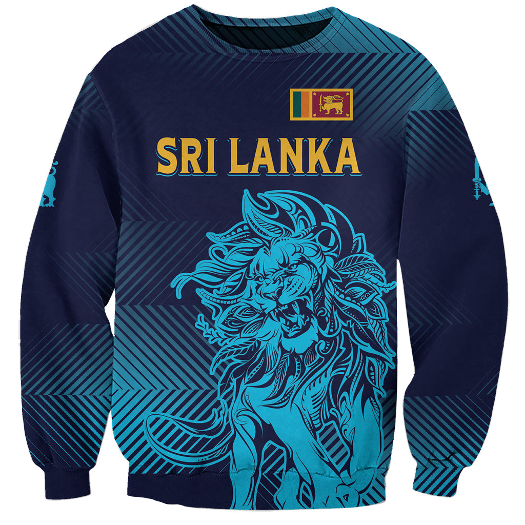 Sri Lanka Cricket Lion World Cup 2024 Sweatshirt Gradient Inspiration - Wonder Print Shop