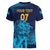 Sri Lanka Cricket Lion World Cup 2024 Women V-Neck T-Shirt Gradient Inspiration - Wonder Print Shop