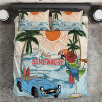 Summer Holiday It's 5 o'clock Somewhere Vintage Hawaii Bedding Set