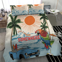 Summer Holiday It's 5 o'clock Somewhere Vintage Hawaii Bedding Set