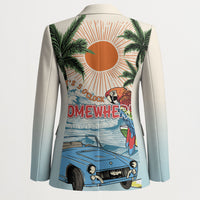 Summer Holiday It's 5 o'clock Somewhere Vintage Hawaii Blazer