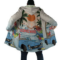 Summer Holiday It's 5 o'clock Somewhere Vintage Hawaii Cloak