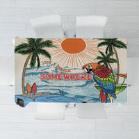 Summer Holiday It's 5 o'clock Somewhere Vintage Hawaii Tablecloth